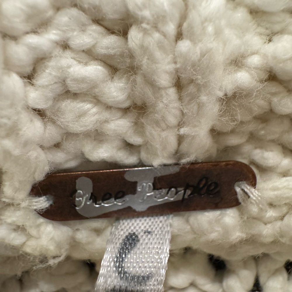 Free People Cutting Edge Cable Pullover - Picture 5 of 6